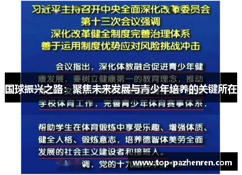 国球振兴之路：聚焦未来发展与青少年培养的关键所在